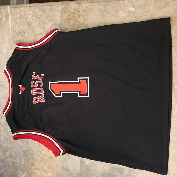 Adidas Chicago Bulls Black Jersey YM - Picture 5 of 6